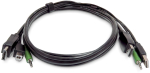 StarTech StarTech.com - Klaviatuuri- / Video- / Hiire- (KVM-) Kaabel - TAA-koosk&otilde;laline - USB Type A, 3,5 mm helipistik, DisplayPort (M) kuni USB Type B, 3,5 mm helipistik, DisplayPort (M) - 3 m | SK2DPMMKVM10-TAA | 065030925921