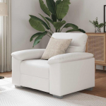vidaXL Tugitool, Brown, 60 cm, kunstnahaga polsterdatud | 4105332 | 8721158692412
