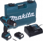 Urbjma&scaron;īna-skrūvgriezis Makita HP333DSAE 12 V 2 x aku 2 Ah | HP333DSAE | 088381872942