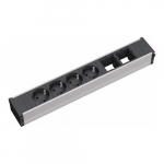 Toiteplokk Bachmann 4 pistikupesa 3.7 m silver (912.007) | 912.007 | 4016514030095