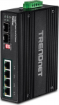 TRENDnet Industrie Switch  6 Port Gbit PoE IP30       Metall | TI-UPG62 | 0710931160611