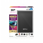Silicon Power Festplatte 6.3cm 2TB USB3.0 A80 Black/Shock/Wa extern retail | SP020TBPHDA80S3K | 4712702617139