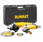 DEWALT Nurgasaagide komplekt 230+125mm (DWE492+DWE4207) + kettad DT3711, DT3731 kohver | DWE492SDT-QS | 5035048617250