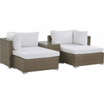 Beliani 2-kohaline aiam&ouml;&ouml;bli komplekt, rattan, Brown NOTO (215135) | 215135 | 4251682243759
