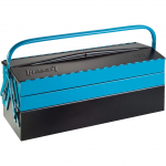 Hazet Metall-Werkzeugkasten 190/79, mit Inlays (blau/Black, mit Vorh&auml;ngeschloss, 79-teilig) | 190/79 | 4000896205721