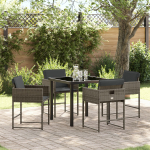 vidaXL 5-osaline aiam&ouml;&ouml;bli komplekt padjadega Hall PE rattan | 3380012 | 8721288649324