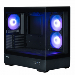Korpus P30 V2 MicroATX Mini tornkorpus 3 RGB ventilaatoriga BL | P30 Black V2 | 8800263650125