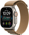 Nutikell Apple Watch Ultra 4 GPS + Cellular 49mm Natural Titanium korpus Desert Alpine Loop - L Blue | MJAG4QF/A | 0195951215600