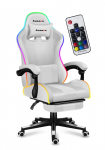Fotel Huzaro Force 4.7 White RGB | HZ-Force 4.7 RGB White | 5903796011937