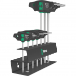 Wera 467/7 TORX HF komplekt 2 T-k&auml;epidemega kruvikeerajat + hoidik, 7 osa (black/green, koos hoidmisfunktsiooniga) | 05023456001 | 4013288221728