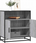 vidaXL Komoda, szary dąb sonoma, 68x35x76 cm materiał drewnopochodny | 849002 | 8721102840616