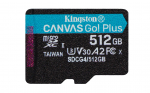 Karta Kingston Canvas Go! Plus (Gen4) MicroSDXC 512 GB Class 10 UHS-I/U3 A2 V30 (SDCG4/512GBSP) | SDCG4/512GBSP | 740617348071