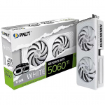 Karta graficzna Palit GeForce RTX 5060 Ti White OC 8GB GDDR7 DLSS4 (NE7506TU19P1-GB2062M) | NE7506TU19P1-GB2062M | 4710562245660