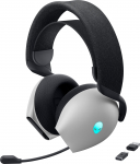 Alienware Tri-Mode Wireless Gaming Headset AW725H - Headset - ohrumschliessend - Bluetooth / 2,4 GHz Funkfrequenz - kabellos, kabelgebunden - 3,5 mm Stecker - Lunar Light | AW725H-W-DEAM | 5397184004715