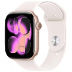 Apple Watch Series 11 (2025) GPS 42mm Rose Gold Alu Case, Light Blush Sport Band S/M EU MEU04 | MEU04ETA | 195950461084