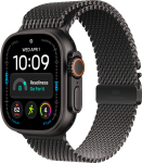 Nutikell Apple Watch Ultra 4 GPS + Cellular 49mm Black Titanium korpus Black Titanium Milanese rihmaga - L | MJAX4QF/A | 0195951216904