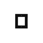 2N EntryCom IP Verso lisatarvik &ndash; sissepolditav raam &ndash; 1 moodul &ndash; Black | 8595159509419 | 8595159509419