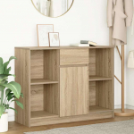Komoda z szufladą Dąb Sonoma 101x35x76 cm Drewno klejone | 861564 | 8721158704832