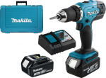 Wiertarko-wkrętarka Makita DDF453RFE 18 V 2 x akumulator 3 Ah | DDF453RFE | 0088381659673