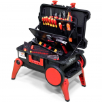 Wiha Werkzeug-Set XXL 4 electric (Black/rot, 80-teilig, mit Trolley-Koffer) | 45734 | 4010995457341