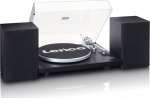 Gramofon Lenco LS-500BK - gramofon HiFi z zestawem głośnik&oacute;w | ls500bk | 8711902066569