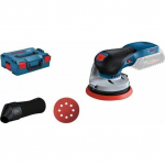 Bosch Powertools Akku-Exzenterschleifer GEX 18V-125 Professional solo, 18Volt (blau/Black, ohne Akku und Ladeger&auml;t, in L-BOXX) | 0601372200 | 4059952539645