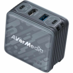 AVerMedia Ladedock, EliteGO (GC313Pro) Black, 100W GaN, HDMI | 61GC313PR0A4 | 4711289503101