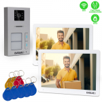 EVOLVEO DoorPhone 20-2W - 2 dr&aacute;tov&yacute; videotelefon s aplikac&iacute; pro dvě dom&aacute;cnosti a 32GB pamět&iacute; | 2055159658810 | 8595683205153