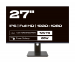 JAPANNEXT 68,6cm JN-IPS27FHDR-C65W-HSP   16:9 HDMI/DP   FHD | JN-IPS27FHDR-C65W-HSP | 4589511163306