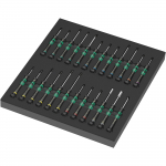 Wera 9715 vahtmaterjalist sisu Kraftform Micro komplekt 1 9715 (Black/Green, Tool Rebel t&ouml;&ouml;kojak&auml;ru jaoks) | 05150106001 | 4013288232557