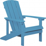 Beliani Krzesło ogrodowe turkusowe Adirondack | 131681 | 4251682202466