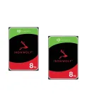 Seagate 2tk IronWolf NAS k&otilde;vaketas ST8000VN004 16TB - 2x8 TB 3,5 tolli SATA 6 Gbit/s CMR | ST8000VN004 | 8719706009812