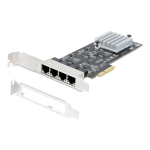 Adapter USB StarTech NIC StarTech PCIe 4 Port RJ-45 2.5Gbps | PR42GI-NETWORK-CARD | 0065030898157