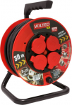 Volteo tugevdatud pikendusjuhe rullil 30M kaabel H05RR-F 3*2,5MM | VT-420-3025 | 5908235758671