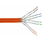 InLine Paigalduskaabel S/FTP, PiMF, Cat.7a, AWG23, 1200MHz, halogeenivaba, Orange, 50m (77050I) | 77050I | 4043718208081