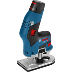 Bosch Powertools Akku-Kantenfr&auml;se GKF 12V-8 Professional, 12Volt (blau/Black, 2x Li-Ionen Akku 3,0Ah) | 06016B0000 | 3165140909778