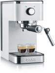 Ekspres ciśnieniowy Graef ES 401, Espresso machine, 1.25 L, Ground coffee, 1400 W, Grey | ES401EU | 4001627018375