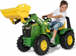 Rolly Toys John Deere Traktor na Pedały X-Trac Premium Łyżka Ciche Koła | 4006485651047 | 4006485651047