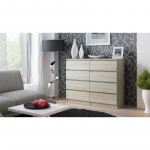 Topeshop M8 120 SONOMA chest of drawers | M8 120 SONOMA KPL | 5902838460597