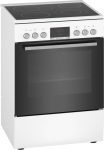 Bosch HKR39C220 Serie 4 Brīvi stāvo&scaron;a elektriskā plīts ar stikla keramikas virsmu White | HKR39C220 | 4242005042036