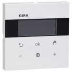 Gira S3000 Bluetooth istabas temperatūras regulators virsmas slēdzis tīri balts spīdīgs | 5394112 | 4010337055662