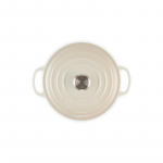 Le Creuset Signature Roaster round 22cm Meringue creme (21177227164430) | 21177227164430 | 0024147303411