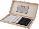 Laguiole Tradition Jean Dubost Laguiole 6-osaline nuga komplekt, akr&uuml;&uuml;l Black | J06TA720A18015 | 3219338937026