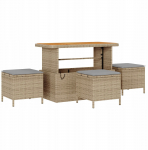 9-osaline aiam&ouml;&ouml;bli komplekt patjadega Beige tehnorottang Akatsia, 2-kohaline aiam&ouml;&ouml;bel patjadega Beige tehnorottang, 4-osaline aiam&ouml;&ouml;bli komplekt s&ouml;&ouml;giks patjadega Beige tehnorottang Akatsia | 3363312 | 8721288434319