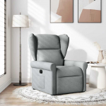 vidaXL Kokkupandav tugitool, light grey, riidest polsterdus | 4015656 | 8721158336620