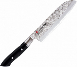 Kasumi KASUMI N&oacute;ż Santoku kuty VG10 HM dł. 18 cm młotkowany uniwersalny | 4351-uniw | 4950586740189
