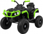 Ramiz Pojazd Quad ATV Pompowane Koła Czarno-Green | PA.BDM0906.AIR.CZ-ZIE | 5903864904468