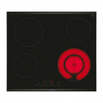 Płyta grzewcza Bosch Bosch | PKF675FP2E Seria 6 | Płyta grzewcza | Vitroceramika | Liczba palnik&oacute;w/stref grzejnych 4 | Funkcja DirectSelect | Zegar | Black | PKF675FP2E | 4242005280513