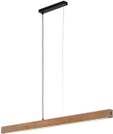 Ripplamp TK Lighting Teo 1449 ripplamp ripats 1x36W LED 3000K walnut/black | 1449 | 5901780514495