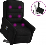 vidaXL vidaXL Reguleeritav massaažitool, kokkupandav, Black, riidega polsterdatud | 3303326 | 8721102963087